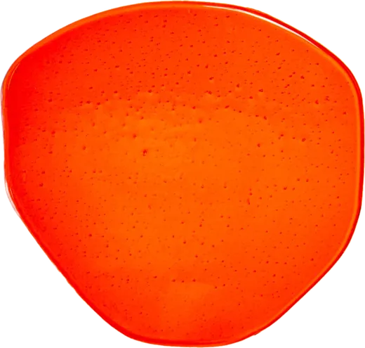 Glasscheibe in Poppy Orange – STOI Steinmetzwerkstatt
